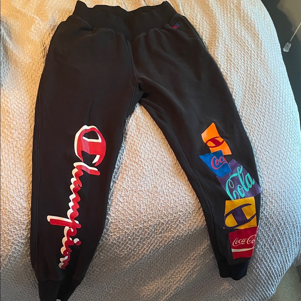 Champion x CocaCola Black Joggers